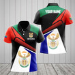 AIO Pride - Customize South Africa Proud With Coat Of Arms V2 Unisex Adult Polo Shirt