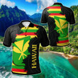 AIO Pride - Hawaii Wrap Flag And Polynesian Paterns Unisex Adult Polo Shirt
