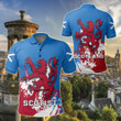 AIO Pride - Scotland Coat Of Arms Spaint Style Unisex Adult Polo Shirt