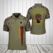 AIO Pride - Customize German Army Symbol Soldier Camo Unisex Adult Polo Shirt