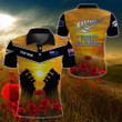AIO Pride - Customize New Zealand Army Veteran Poppy Unisex Adult Polo Shirt