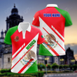 AIO Pride - Custom Name México Coat Of Arms New Version Unisex Adult Polo Shirt