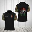 AIO Pride - Customize Hungarian Army Camo Helmet Unisex Adult Polo Shirt