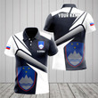 AIO Pride - Customize Slovenia Proud With Coat Of Arms Black And White Unisex Adult Polo Shirt