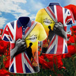 AIO Pride - British Veteran Lest We For Get Poppy Sunset Unisex Adult Polo Shirt