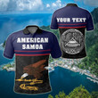 AIO Pride - Customize American Samoa Coat Of Arms - Dat Style Unisex Adult Polo Shirt