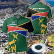 AIO Pride - South Africa Strong Flag Unisex Adult Polo Shirt