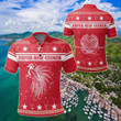 AIO Pride - Papua New Guinea Paradise Bird - Christmas Style Red Unisex Adult Polo Shirt