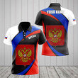 AIO Pride - Customize Russia Proud Version Unisex Adult Polo Shirt
