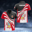 AIO Pride - Customize Peru Flag Color 3D Unisex Adult Polo Shirt