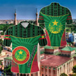 AIO Pride - Mauritania Circle Stripes Flag Version Unisex Adult Polo Shirt