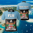 AIO Pride - Customize Fiji Coat Of Arms - Dat Style Unisex Adult Polo Shirt