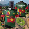 AIO Pride - Cameroon Flag Brush Unisex Adult Polo Shirt