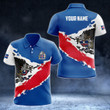 AIO Pride - Custom Name Iceland Flag Proud Country Unisex Adult Polo Shirt