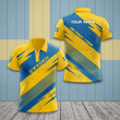 AIO Pride - Custom Name Sweden Flag Unisex Adult Polo Shirt
