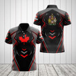 AIO Pride - Custom Name Canada Maple Leaf Sport Style 3D Unisex Adult Polo Shirt