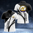 AIO Pride - Custom Name Eritrea Sport Black And White Unisex Adult Polo Shirt