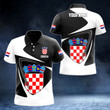 AIO Pride - Customize Croatia Coat Of Arms - Flag V2 Unisex Adult Polo Shirt