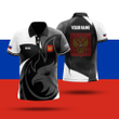 AIO Pride - Customize Russia Eagle Symbol And Coat Of Arm Unisex Adult Polo Shirt