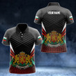 AIO Pride - Customize Bulgaria 3D Dot Pattern Unisex Adult Polo Shirt