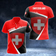 AIO Pride - Switzerland Flag Special Unisex Adult Polo Shirt