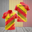 AIO Pride - Custom Name Belgium Flag Unisex Adult Polo Shirt