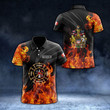 AIO Pride - The Canada Fire Deffend Coat Of Arms 3D Unisex Adult Polo Shirt