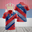 AIO Pride - Custom Name Serbia Flag Unisex Adult Polo Shirt
