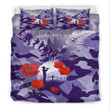 AIO Pride 3-Piece Duvet Cover Set VibeHoodie - New Zealand Anzac Fern And Camouflage