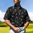 AIO Pride Stickfigures Playing Golf Short Sleeve Polo Shirt