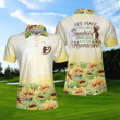 AIO Pride God Made Golf Girl Sunshine Short Sleeve Polo Shirt