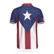 AIO Pride Puerto Rico Coat Of Arms Short Sleeve Polo Shirt