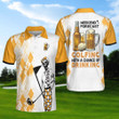 AIO Pride Weekend Forecast Beer And Golf Short Sleeve Polo Shirt