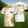 AIO Pride I Got A Cold Beer On Every Hole Short Sleeve Polo Shirt