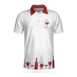 AIO Pride Golfing From Nine To Wine Golf Girl Short Sleeve Polo Shirt
