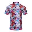 AIO Pride Skulls And Roses Short Sleeve Polo Shirt
