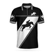 AIO Pride Put Your Fun On Your Saddle Horse Riding Short Sleeve Polo Shirt