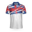 AIO Pride United Kingdom Flag Golf Short Sleeve Polo Shirt