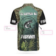 AIO Pride Fishing Custom Name & Year Short Sleeve Polo Shirt
