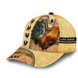 AIO Pride The Coolest Love Rooster Cap, Rooster Hats For Rooster Lovers Custom Name Cap