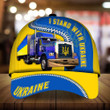 AIO Pride Premium Trucker Stand With Ukraine 3D Hats Ukraine Flag Custom Name