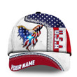 AIO Pride Custom Name US Eagle American Patriot Classic Cap