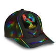 AIO Pride The Coolest Rooster Led Light Cap, Rooster Hats Custom Name Cap