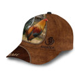 AIO Pride Premium Unique Cap Leather Rooster Custom Name Full Printed 3D Hat