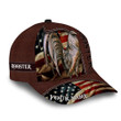 AIO Pride Premium America Rooster 3D Cap Leather Custom Name For Rooster Lovers