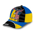 AIO Pride Premium Eagle Flag American Supports Ukraine 3D Cap Custom Name