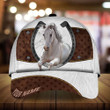 AIO Pride Premium Love Horse Cap 3D White Fur Printed Custom Name