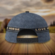 AIO Pride The Best Love Horse Cap Custom Name, Perfect Gift For Horse Lover