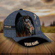 AIO Pride The Best Love Horse Cap Custom Name, Perfect Gift For Horse Lover