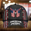 AIO Pride Patriotic Eagle Hat, American By Birth Patriot By Choice Full Printed Cap Metal Pattern